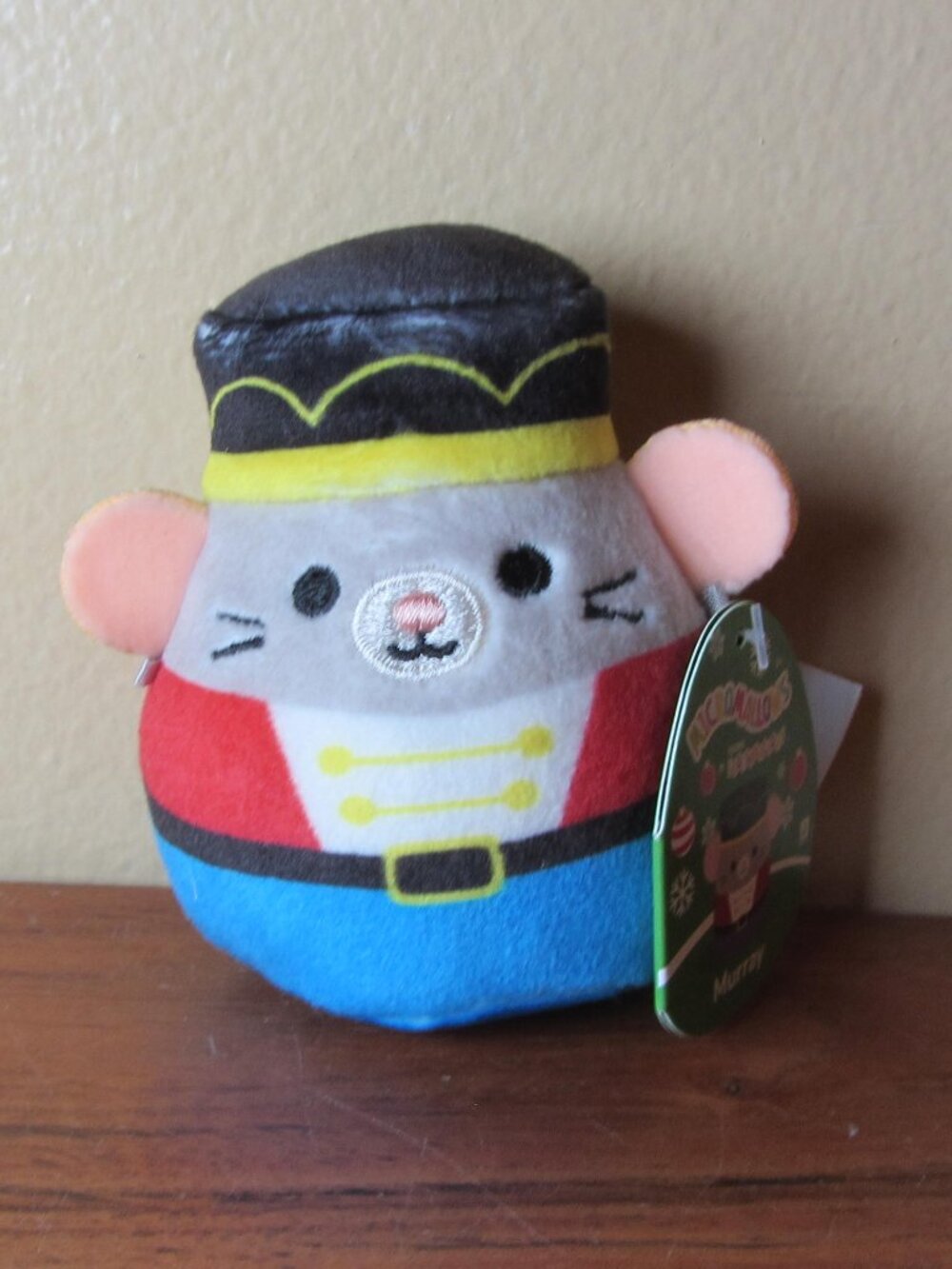 plush micromallows squishmallows 3" murray mouse NWT 2025 nutcracker (W6869)